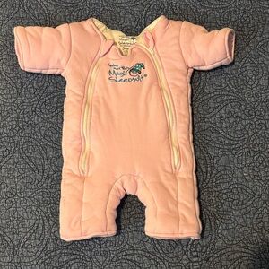 Magic Sleepsuit Pink Baby Footie